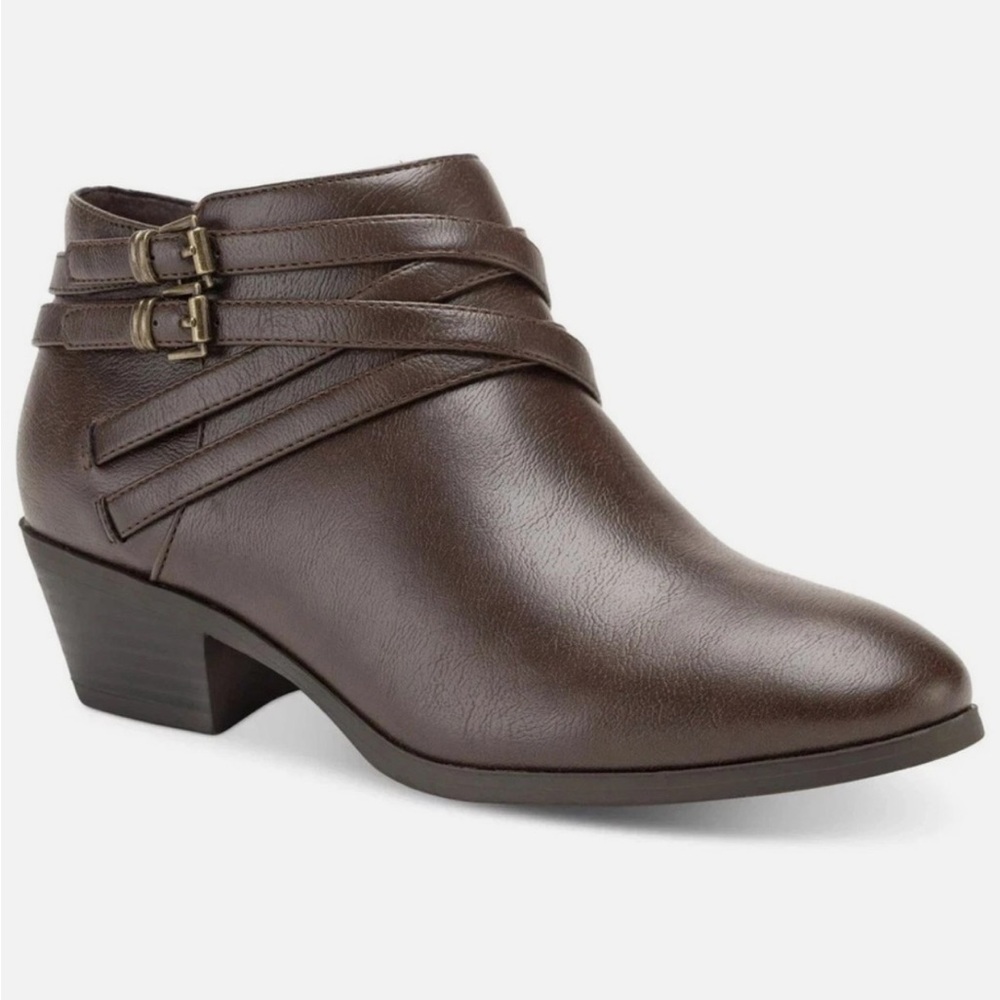 Style & Co. Women's Brown Ankle Boots